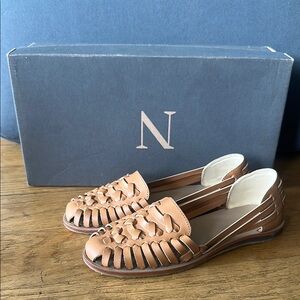 Nisolo Brown Leather Flats